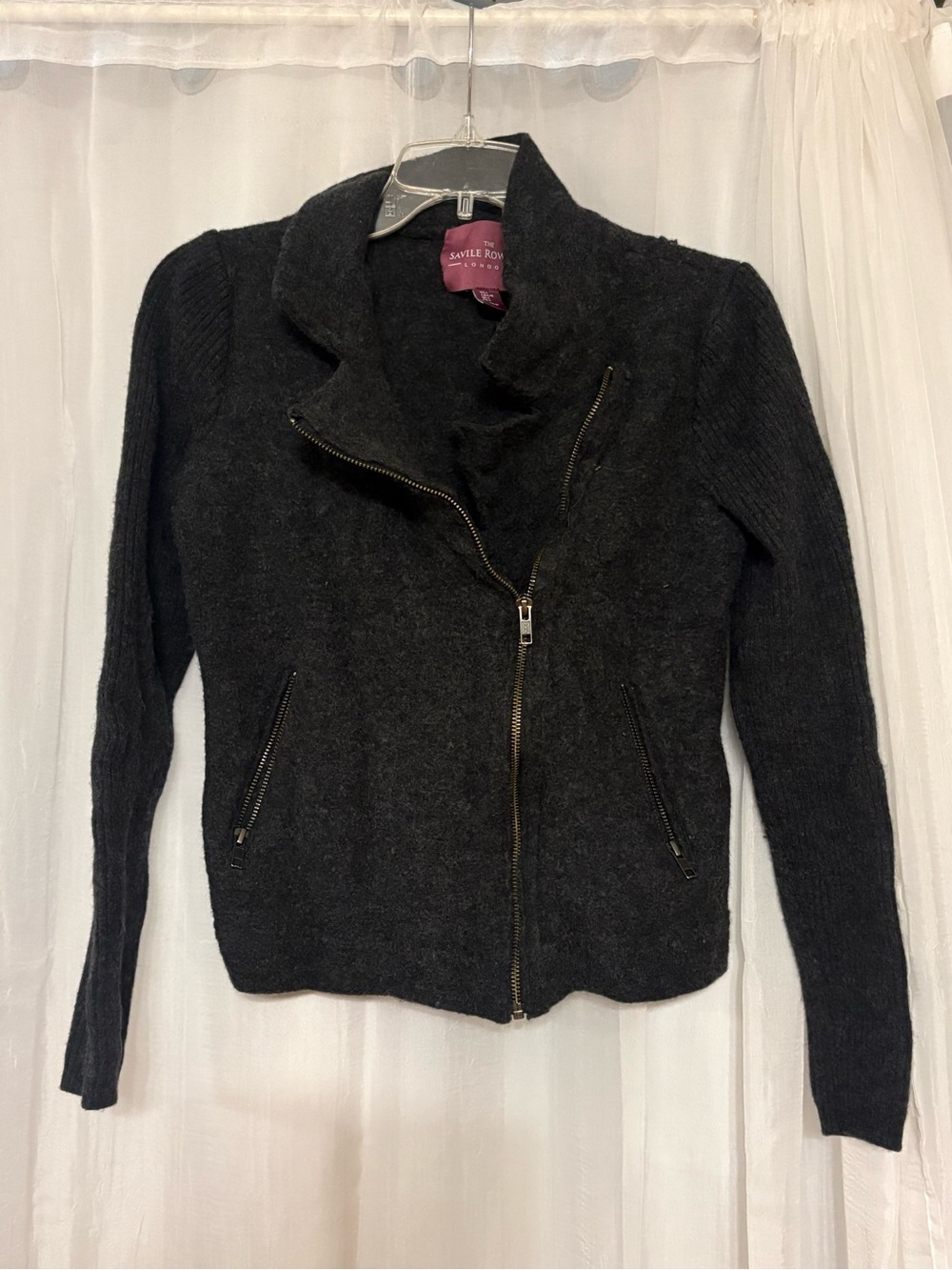 Saville row London wool zip jacket